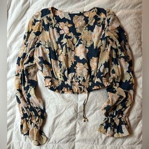 Kivari long sleeve floral top